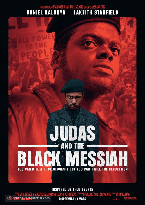 Judas and the Black Messiah - Swedish Movie Poster