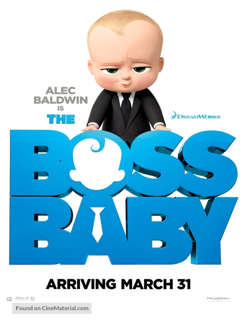 boss baby movie poster