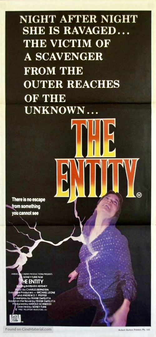 The Entity - Australian Movie Poster