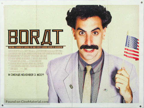 Borat: Cultural Learnings of America for Make Benefit Glorious Nation of Kazakhstan - British Movie Poster