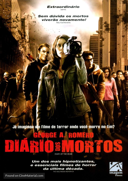 Diary of the Dead - Brazilian Movie Cover