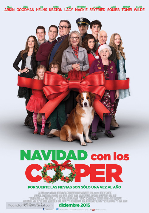 Love the Coopers - Argentinian Movie Poster