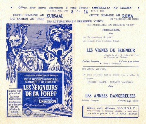 Les seigneurs de la for&ecirc;t - French poster