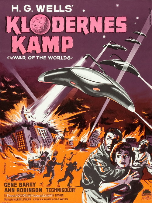 The War of the Worlds - Danish Movie Poster