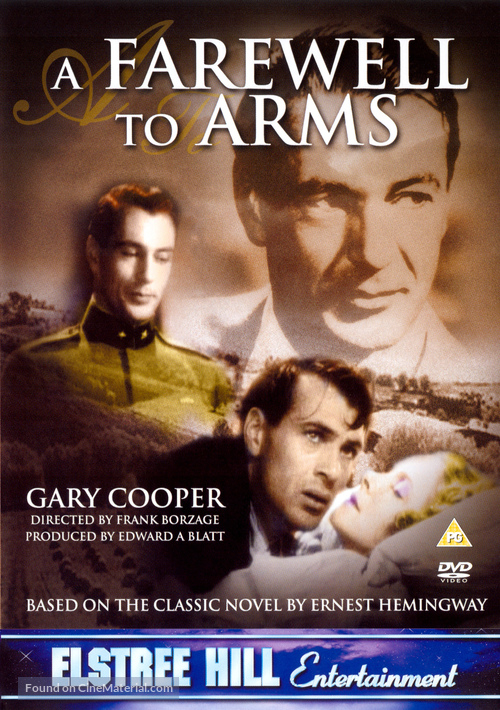 A Farewell to Arms - British DVD movie cover