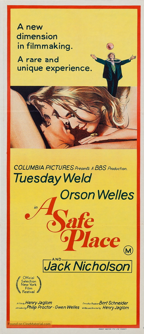 A Safe Place - Australian Movie Poster