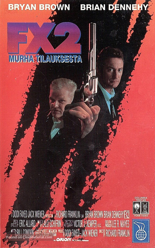F/X2 - Finnish VHS movie cover