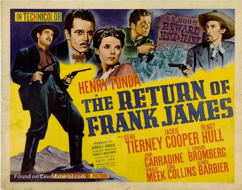 The Return of Frank James - Movie Poster