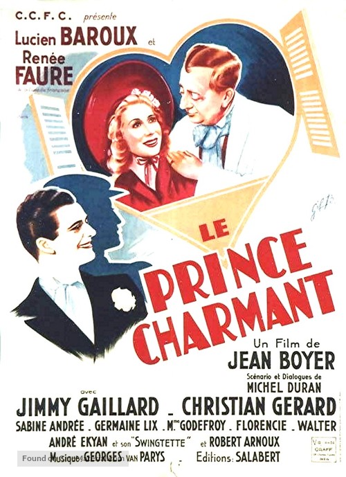 Le prince charmant - French Movie Poster