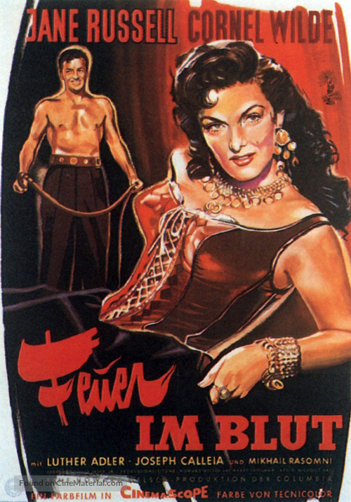 Hot Blood - German Movie Poster