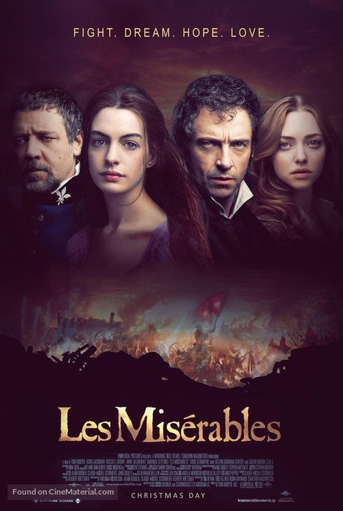 Les Mis&eacute;rables - Movie Poster