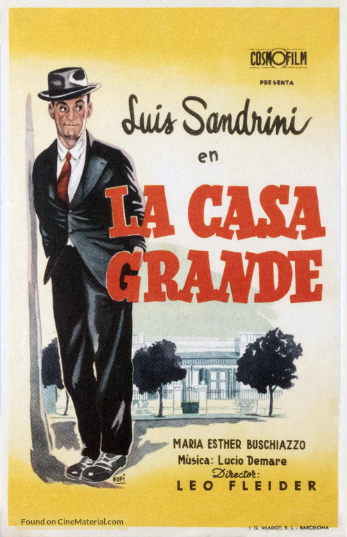 La casa grande - Spanish Movie Poster