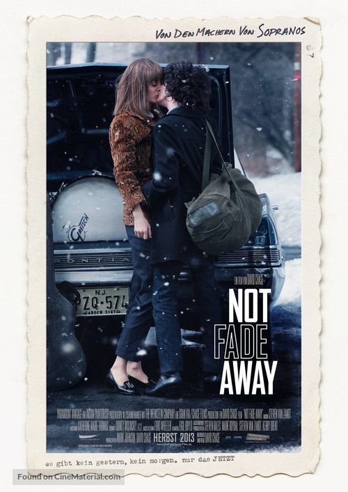 Not Fade Away - German Movie Poster