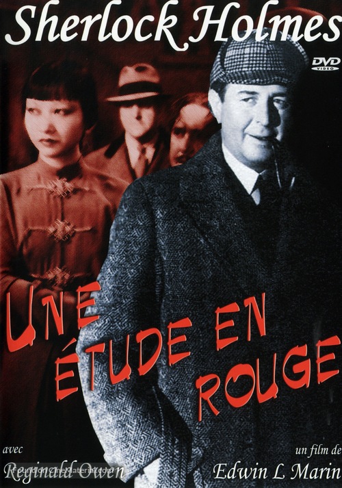 A Study in Scarlet - French DVD movie cover