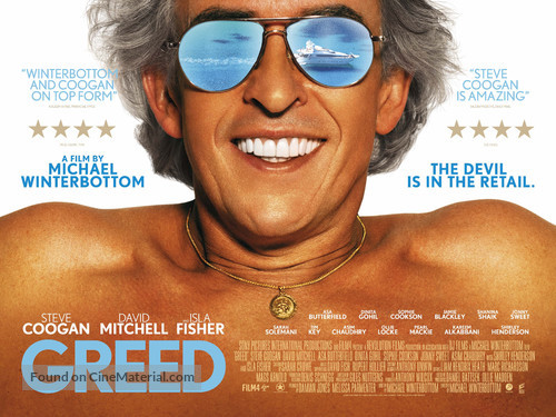 Greed - British Movie Poster