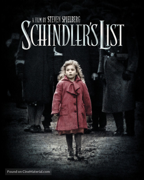 Schindler&#039;s List - Blu-Ray movie cover