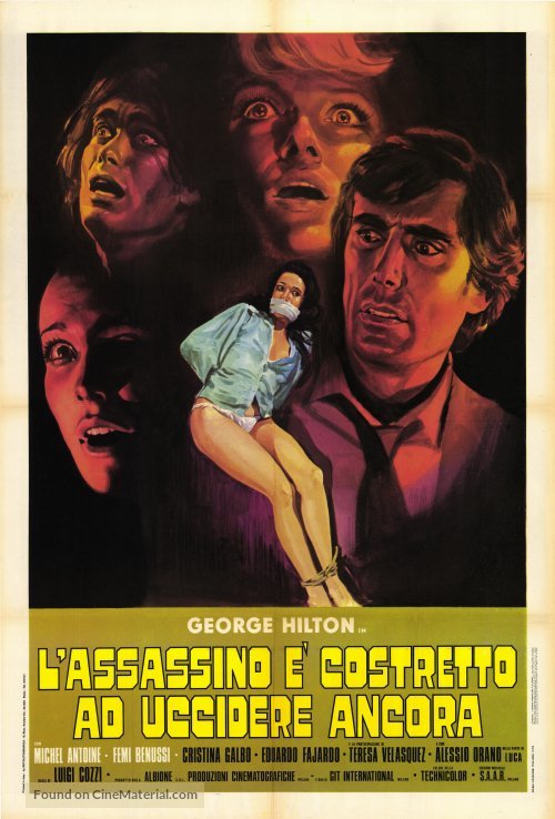 L&#039;assassino &egrave; costretto ad uccidere ancora - Italian Movie Poster