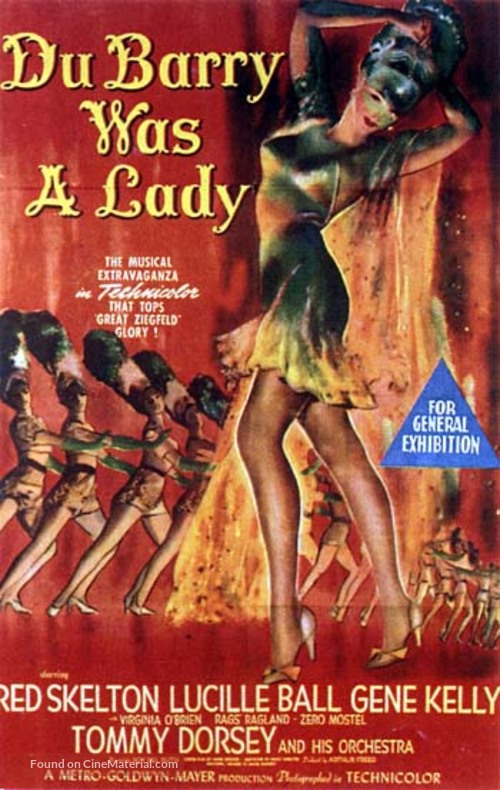 Du Barry Was a Lady - Australian Movie Poster