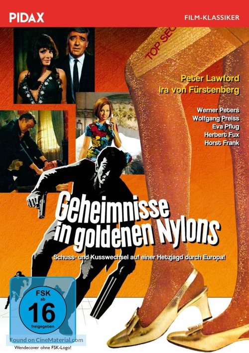 Geheimnisse in goldenen Nylons - German Movie Cover