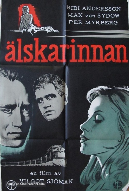 &Auml;lskarinnan - Swedish Movie Poster