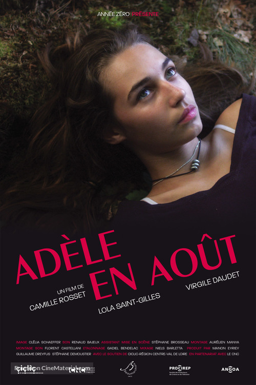 Ad&egrave;le en ao&ucirc;t - French Movie Poster