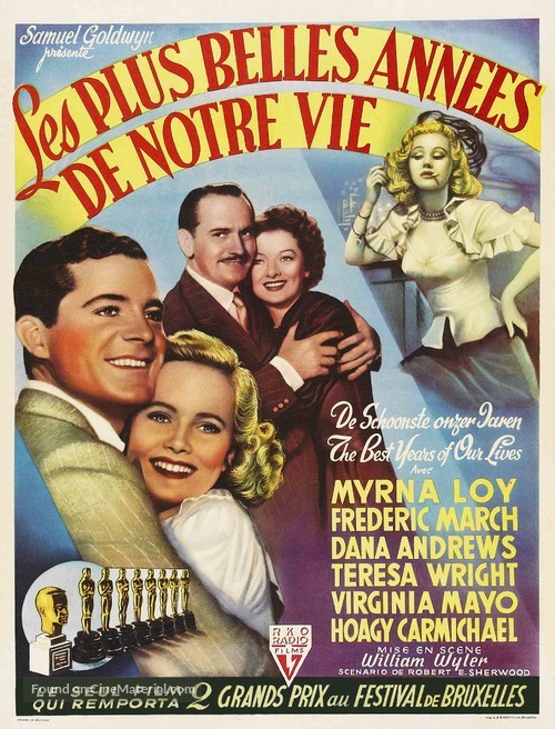 The Best Years of Our Lives - Belgian Movie Poster
