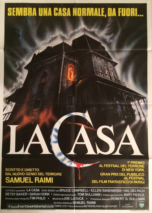 The Evil Dead - Italian Movie Poster