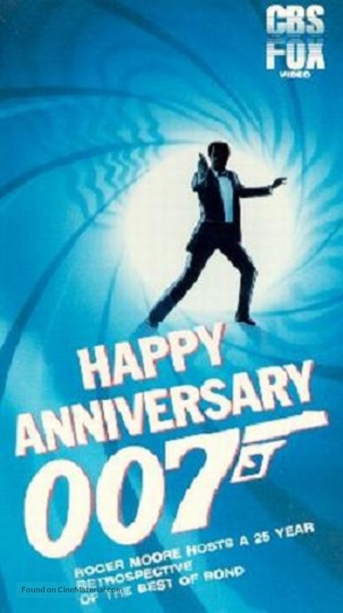 Happy Anniversary 007: 25 Years of James Bond - VHS movie cover