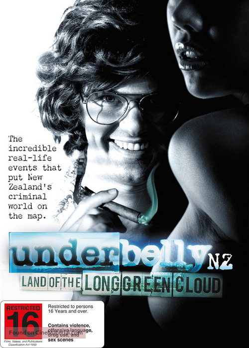 &quot;Underbelly: Land of the Long Green Cloud&quot; - New Zealand DVD movie cover