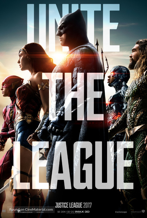 Justice League - Danish Movie Poster