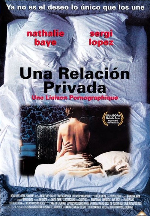 Une liaison pornographique - Mexican Movie Poster