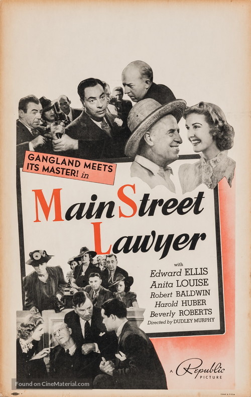 Main Street Lawyer - Movie Poster