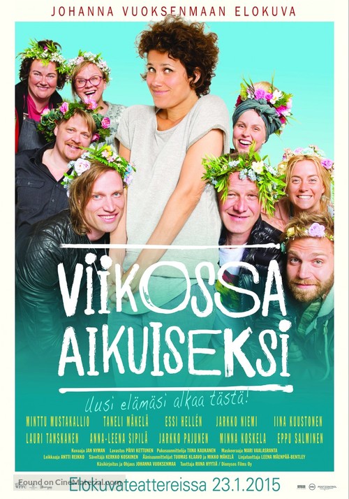 Viikossa aikuiseksi - Finnish Movie Poster