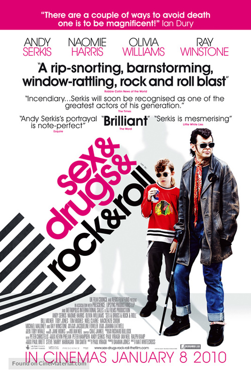 Sex &amp; Drugs &amp; Rock &amp; Roll - British Movie Poster