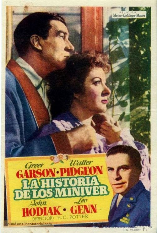 The Miniver Story - Spanish Movie Poster