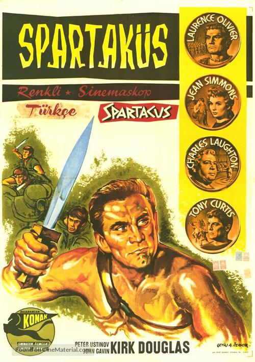 Spartacus - Turkish Movie Poster