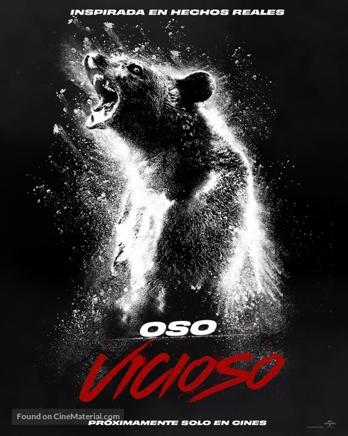 Cocaine Bear - Spanish Movie Poster