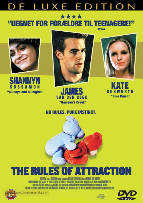 The Rules of Attraction - Danish DVD movie cover