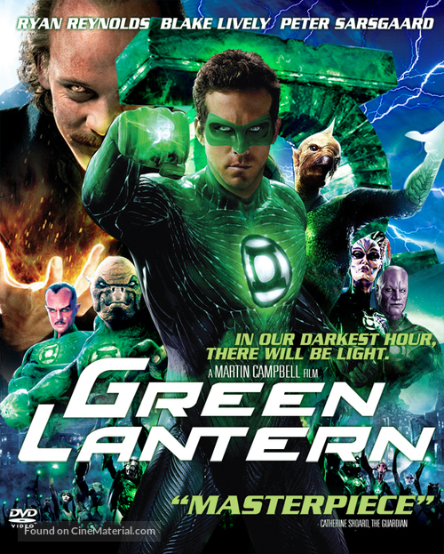 Green Lantern - Singaporean DVD movie cover
