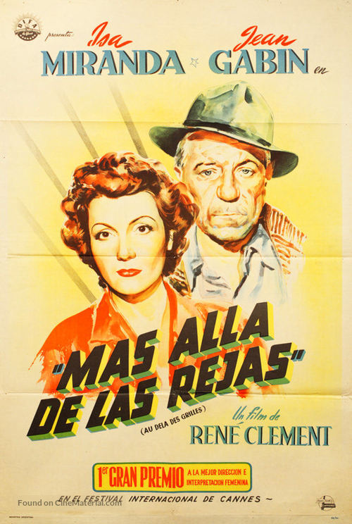 Mura di Malapaga, Le - Argentinian Movie Poster