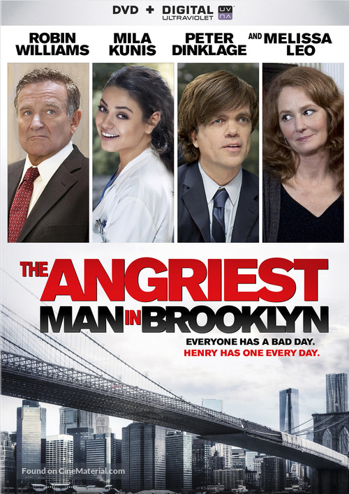 The Angriest Man in Brooklyn - DVD movie cover