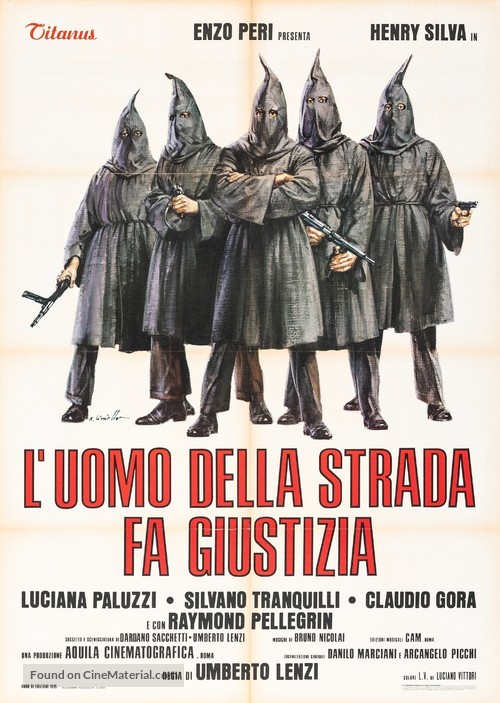 L&#039;uomo della strada fa giustizia - Italian Movie Poster