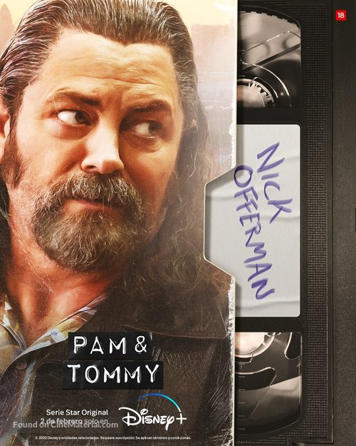 Pam &amp; Tommy - Spanish Movie Poster