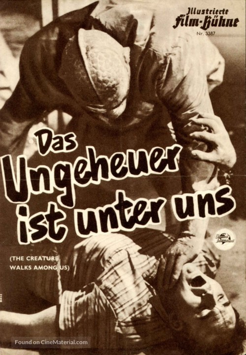 The Creature Walks Among Us - German poster