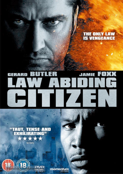 Law Abiding Citizen - British DVD movie cover