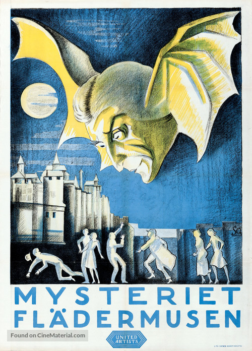 The Bat - Swedish Movie Poster