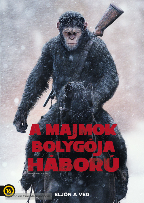 War for the Planet of the Apes - Hungarian Movie Cover