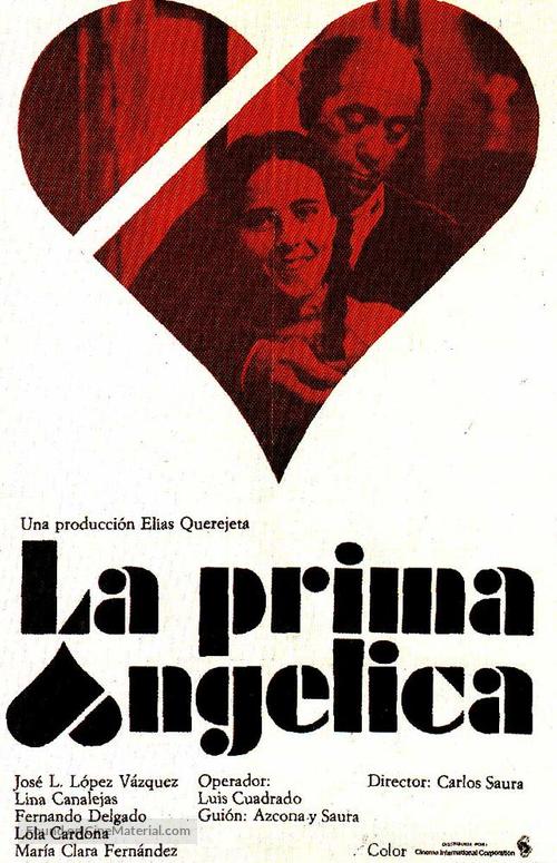 La prima Ang&eacute;lica - Spanish Movie Poster