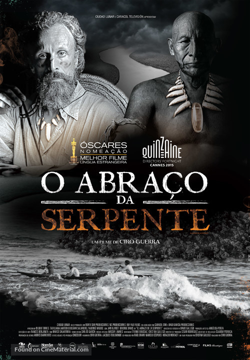 El abrazo de la serpiente - Portuguese Movie Poster