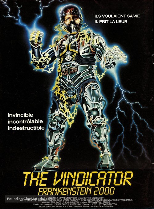 The Vindicator - Canadian Movie Poster